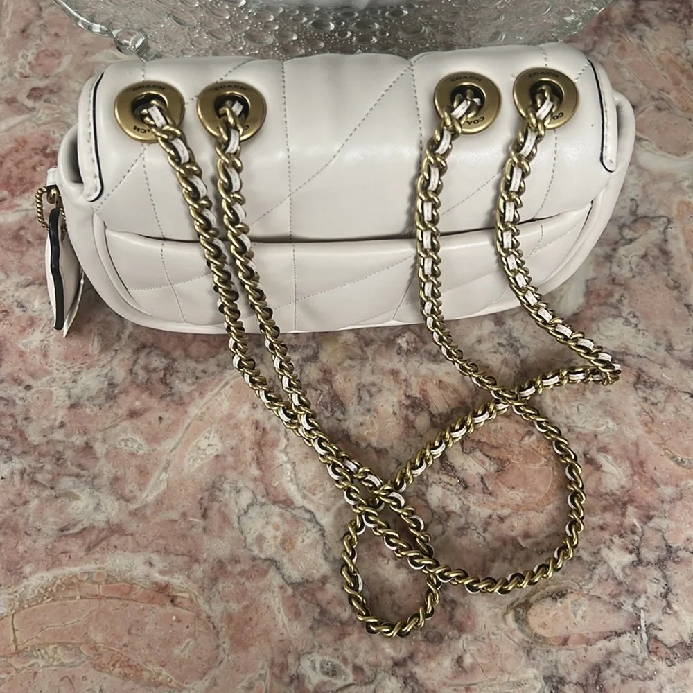 Coach Pillow Madison Shoulder Bag 18 With Quilting - NWT